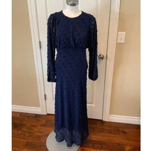 Anthropologie Michaela Textured Dot Dess - Picture 4 of 6